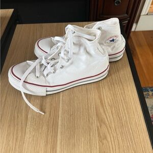 Converse Kids White High-Top Sneakers